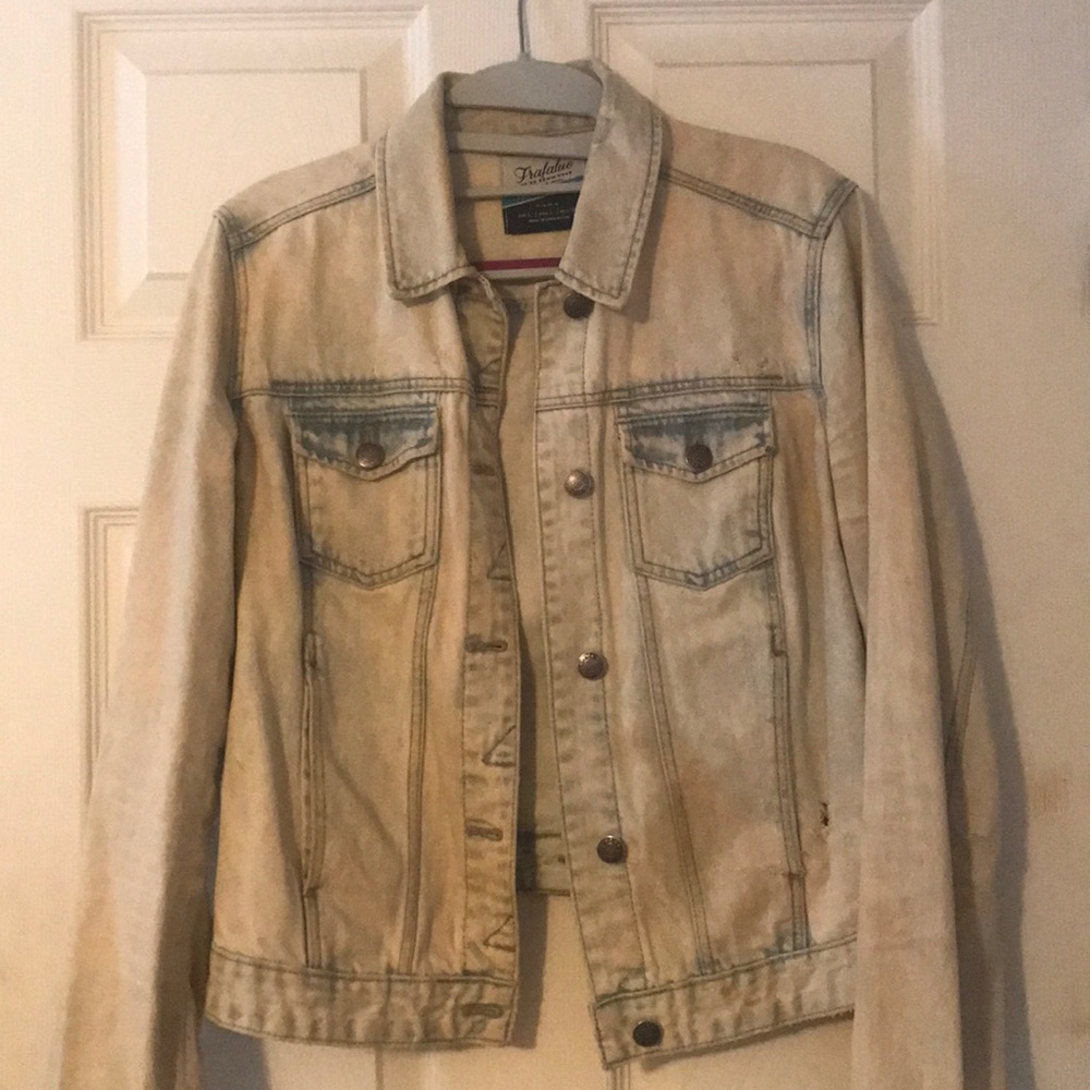 Zara Distressed Denim Jacket
